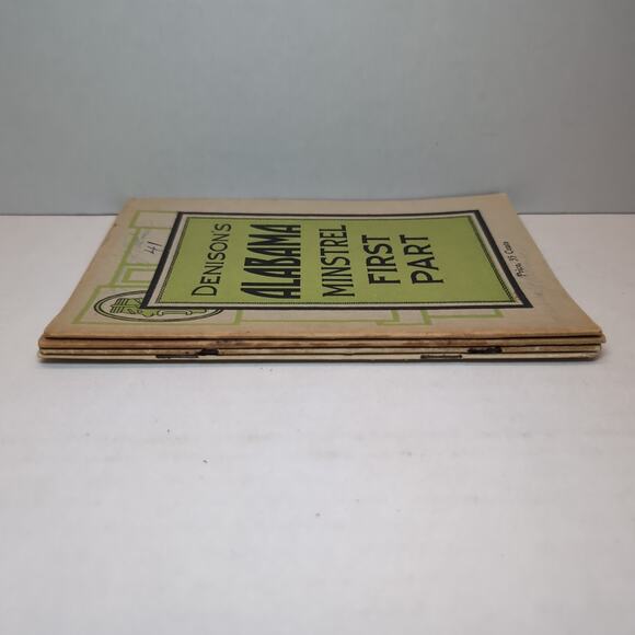 Lot of 4 Minstrel Booklets Denisons Dixie Jubilee Alabama First Part 20s - Picture 16 of 16
